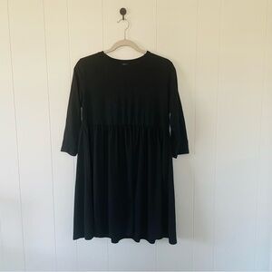 SHEIN Black Midi Dress